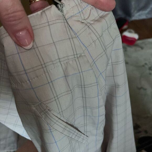 Line Up light gray checked golf skort 6 - Picture 8 of 8